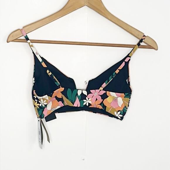 Volcom Juniors Had Me at Aloha Cropped Bikini Top Size Small - Picture 5 of 6